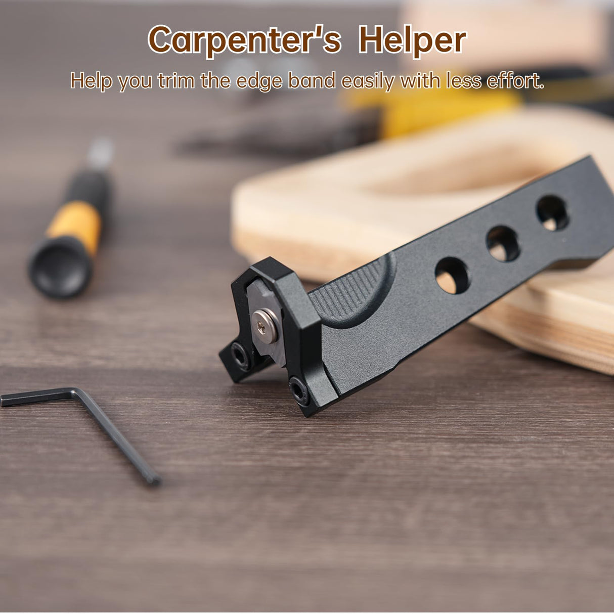 Plate Edge Banding Trimmer for Wood Furniture, Veneer Edge Trimmer Edge Chamfer Burr Scraper for Woodworking, Wood Carpenter Manual Edge Band Cutter yeesport