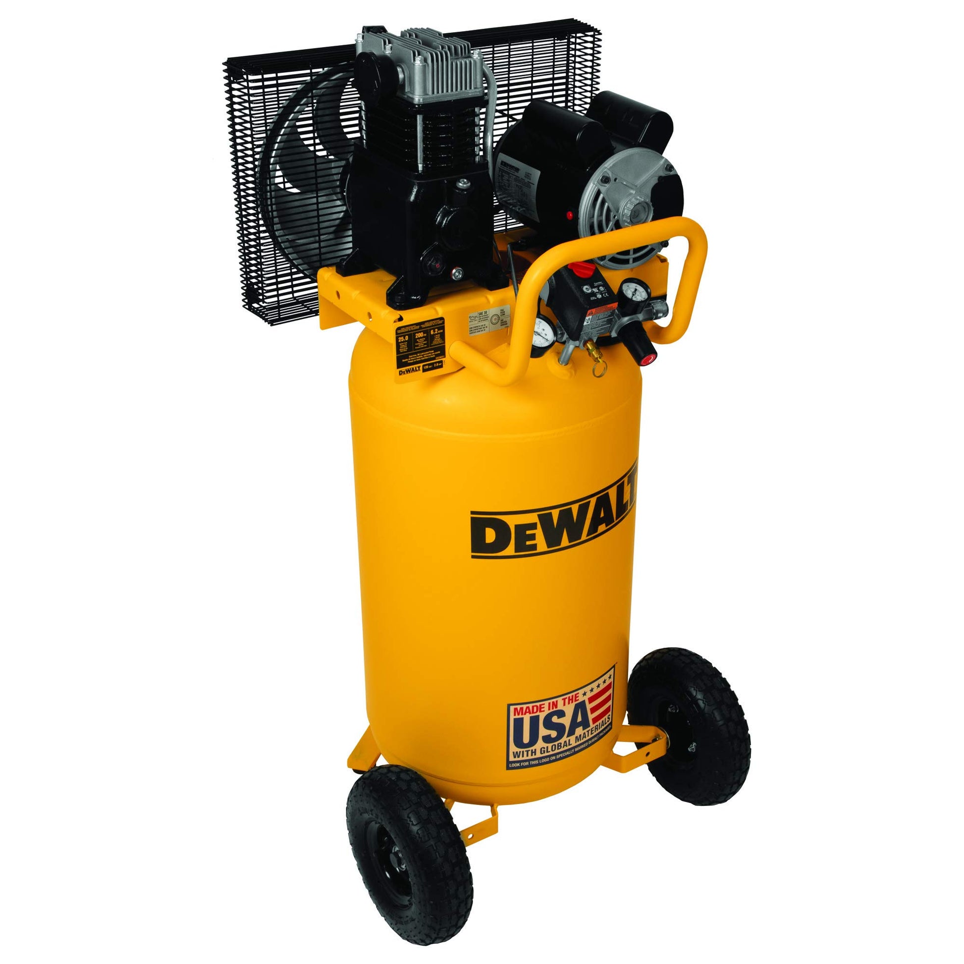 DEWALT 200 PSI 2.0 HP 25 Gallon Air Compressor (DXCM251.COM) - WoodArtSupply