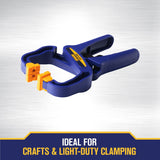 IRWIN Tools QUICK-GRIP Handi-Clamp, 1 1/2-Inch (59100CD) IRWIN