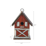 Topadorn Hanging Bird House Outdoor Garden Decorative Wooden Birdhouse Topadorn