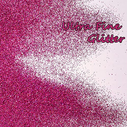 Holographic Fine Glitter, 150g Multipurpose Extra Fine Craft Glitter for Resin Arts and Crafts, Body Nail Art Eye Face Hair, Holographic Glitter for - WoodArtSupply