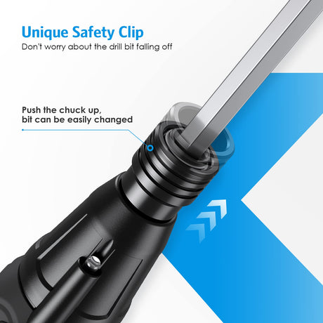 AMIR Electric Screwdriver Cordless, Rechargeable Power Screwdrivers Set, Portable Automatic Home Repair Tool Kit with LED Lights and USB Cable AMIR