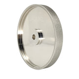 CAQUXIL CBN Grinding Wheel 8 inch, 1" Wide, 5/8" Arbor, Sharpening High Speed Steel Tools Woodturning Tools, for Bench Grinders, 320 Grit CAQUXIL