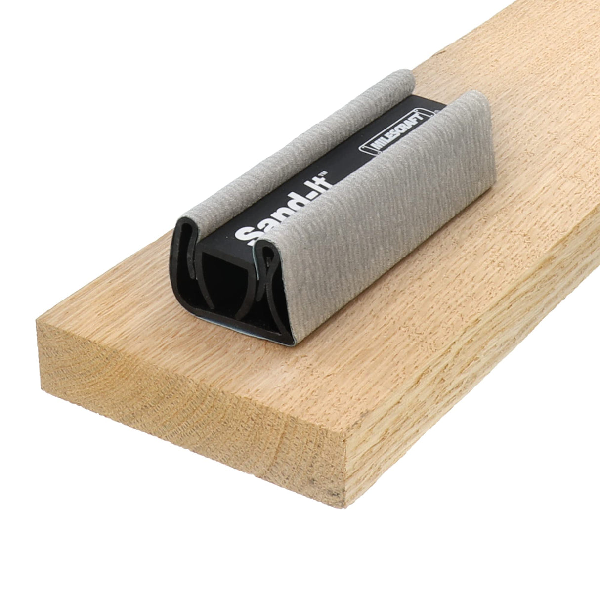 Milescraft 1622 – Sand-It Multi-Surface Sanding Block. Sand Flat, Concave, Convex & Round Surfaces or Fit into Tight Spaces. Accepts any ¼ Sheet of Milescraft