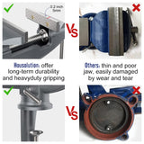 Housolution Universal Table Vise 3 Inch, 360°Swivel Base Bench Clamp Home Vise Clamp-On Vise Repair Tool Portable Work Bench Vise for Woodworking, Housolution