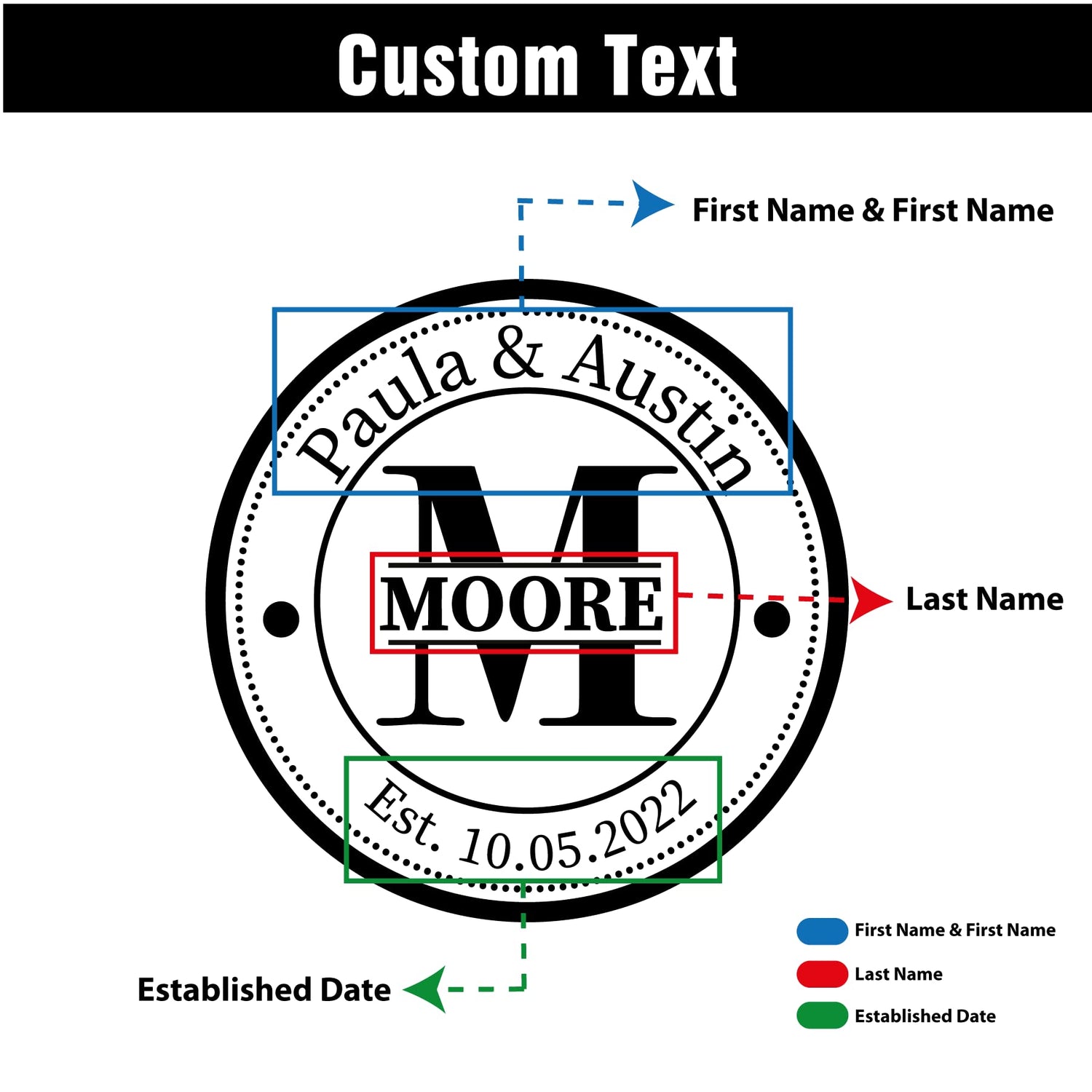 Personalized Cutting Board, Perfect Gifts for Couples or Parents, Customizable Christmas Gifts, Wedding, Anniversary, House Warming Gift Idea, Wooden Kenzal Customized