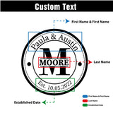 Personalized Cutting Board, Perfect Gifts for Couples or Parents, Customizable Christmas Gifts, Wedding, Anniversary, House Warming Gift Idea, Wooden Kenzal Customized