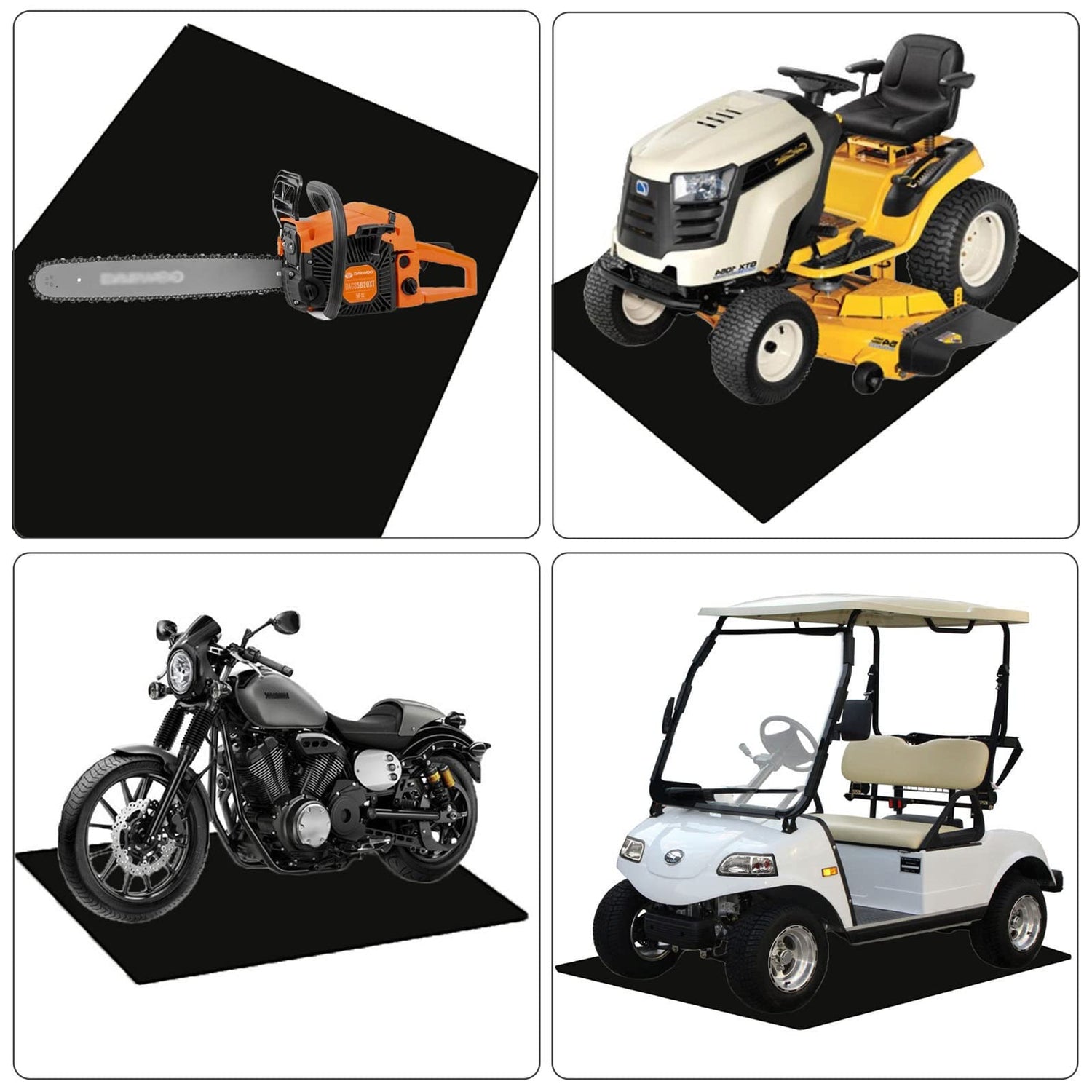 AiBOB Oil Spill Mat, 36 X 60 inches, Garage Floor Mat Under Car, Waterproof Backing Absorbent Pad Protects Floor, Durable, Reusable, Black AiBOB