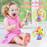 Rainmaker - 7 inch Wooden Rain Stick Montessori Toys for Babies 6-12 Months,Baby Rattle Shaker Sensory Developmental Toy,Raindrops Musical Instrument PLAY