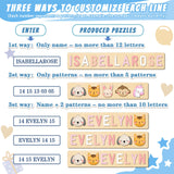 Name Puzzle for Kids Personalized, Easter Basket Stuffers for Toddler, with Gift Wrapping and Customizable Blessing on The Back PUREFLY