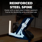 Kreg Tool KPHJ720PRO Pocket-Hole Jig 720 PRO - Easy Clamping & Adjusting - Includes Durable Kreg Pocket-Hole Screws - For Materials 1/2" to 1 1/2" KREG