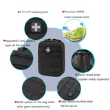 Carlebben EMT Pouch MOLLE Ifak Pouch Tactical MOLLE Medical First Aid Kit Utility Pouch (With Medical Supplies) Carlebben
