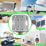 BIRITALO 48V Step Down to 12V 20A Waterproof DC Voltage Converter Reducer Module 240W Regulator for Golf Cart Club Car Truck Vehicle Led Strip Light BIRITALO