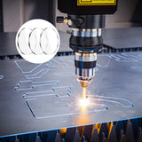 Copkim 10 Pcs 14mm Replacement Laser Lens Laser Protective Lens Lower Protective Lenses for Laser Cleaning Machine Compatible with D1 Pro, M1, P20 Copkim