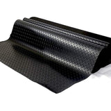 Boshen 5Ft x 17Ft Garage Floor Mat 2.5mm Thickened Rubber Flooring Roll 85sqft Diamond Plate PVC Rubber Trailer Mat Non-Slip Floor Protector Mat for Boshen