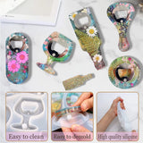 Bottle Opener Resin Molds Kit, Beer Opener Silicone Molds for Epoxy, Resin Jewelry Casting Molds, DIY Crafts Making for Best Gifts. Kizcmvre