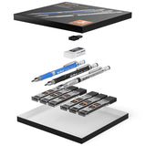 Nicpro 11 Pieces 2mm Mechanical Pencil Set, 3 PCS Carpenter Drafting Pencil 2.0 mm for Art Drawing Writing Sketching Construction with 6 Tube Nicpro