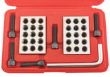 Toolly Ultra Precision 1-2-3" Blocks 2pcs/Pair, 0.0001", Hardened Steel, and Come with Plastic Case Toolly