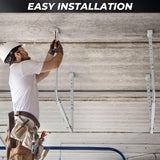 ruiru bro Garage Ceiling Storage Racks,Adjustable Overhead Garage Storage Rack,Retractable Garage Ceiling Storage,Ceiling Mounted Heavy-duty Garage ruiru bro