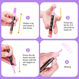 AROIC Paint Pens Paint Markers, 36 Packs Acrylic Paint markers for Writing on Any Material, Wood, Rock Painting, Glass, Ceramic, Canvas, Easter Egg AROIC