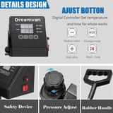 Heat Press Machine for Tshirts, 5 in 1 Heat Transfer Machine, 12" X 15" Heat Printing Press for Sublimation Combo with 360 Degree Rotation Swing Away AKEYDIY