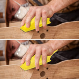 Windspeed 2+70 Pcs Mini Detail Sander, Finger Sanders for Wood Micro Sander for Detail Work Finger Sander for Crafts Small Projects, Include 40 60 80 Windspeed