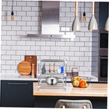 Garneck 1pc Kitchen Storage Rack Shelf for Kitchen Cabinets Steel Storage Countertop Shelf Organizer Three-Layer Shelf Cabinet Storage Shelf Rack Garneck