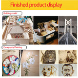 SIWUCHYE Unfinished Wood, 15 Pack Basswood Sheets for Crafts, Craft Wood Board for House Aircraft Ship Boat Arts and Crafts, School Projects, Wooden SIWUCHYE