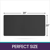 DEXI Anti Fatigue Kitchen Mat, 3/4 Inch Thick, Stain Resistant, Padded Cushioned Floor Comfort Mat for Home, Garage and Office Standing Desk, DEXI