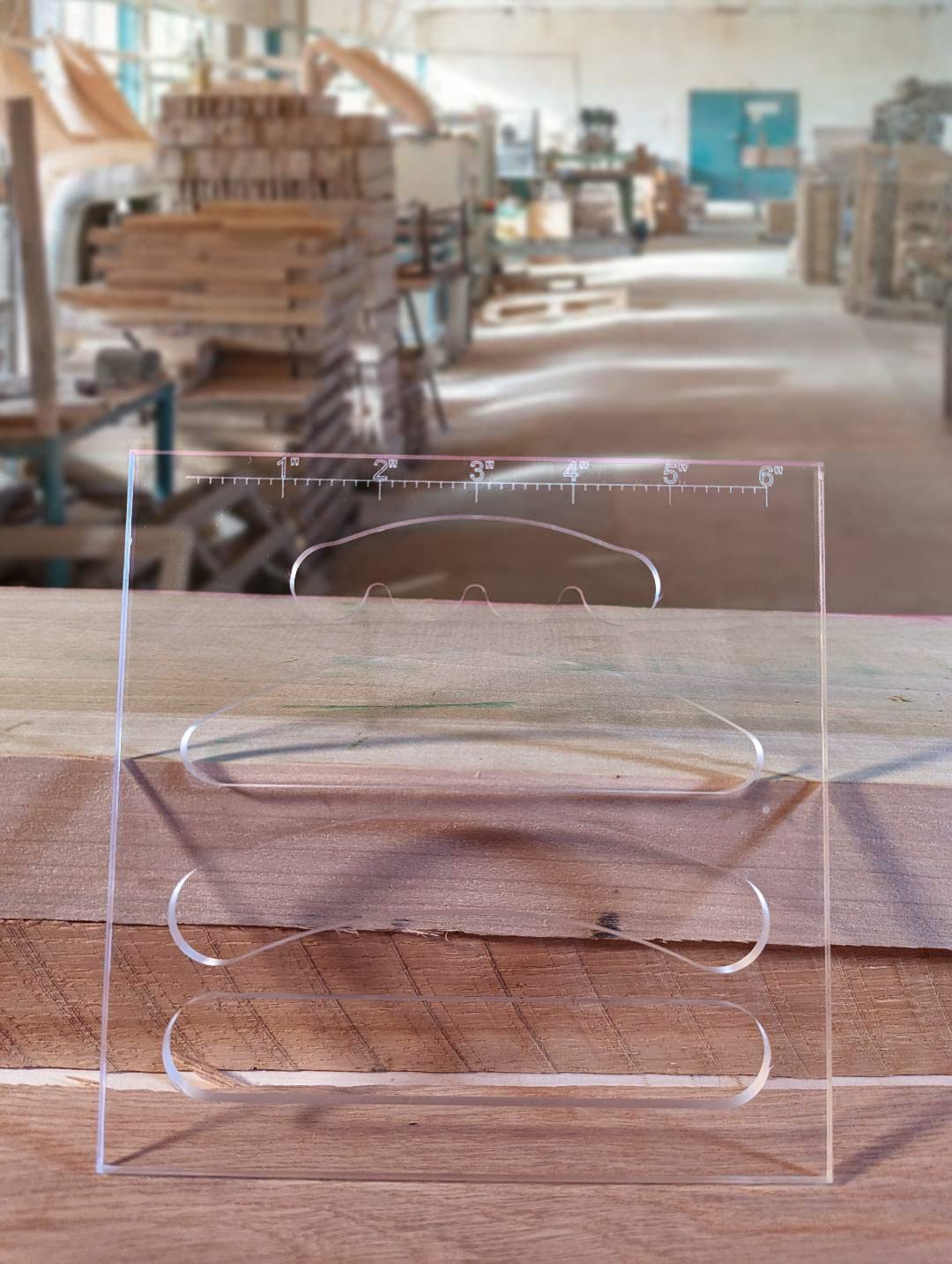 Cutting Board Handle 4 in 1 Router Template. 1/4" Thick 7.2 x 7.2 Precision machined plexiglass Fastfish