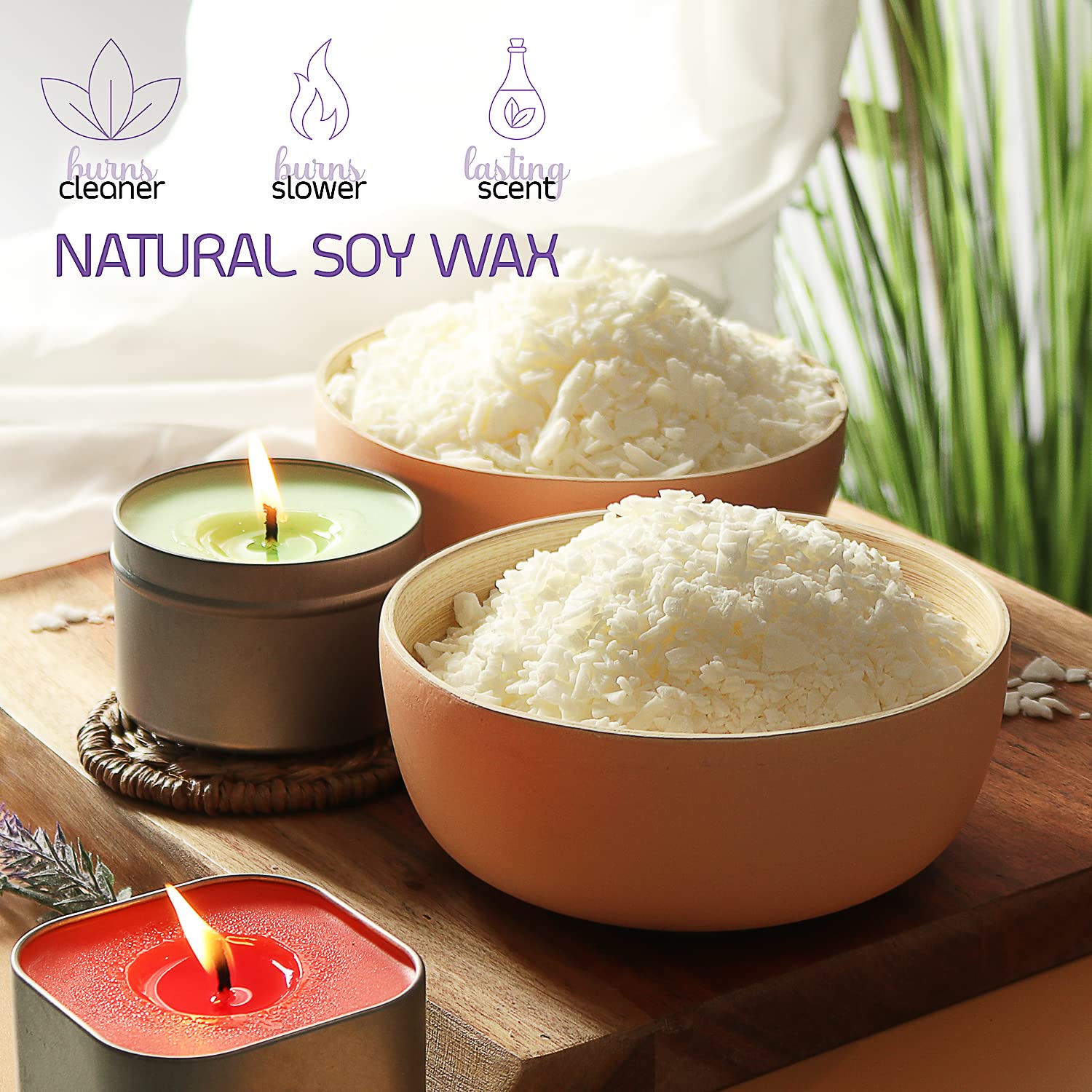 CraftZee Candle Making Kit for Adults Beginners - Soy Candle Making Kit Includes Soy Wax, Scents, Wicks, Dyes, Tins, Melting Pot & More DIY Candle DilaBee