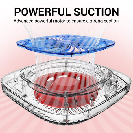 MelodySusie Nail Dust Collector with Reusable Filter, Powerful Nail Vacuum Fan Vent Dust Collector Extractor Electric Dust Suction Machine for MelodySusie