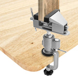 QWORK 3" Universal Tabletop Clamp Vice Tilts Rotate 360°, Portable Work Bench Vise for Drilling, Woodworking,Jewelry Making, Mental working QWORK