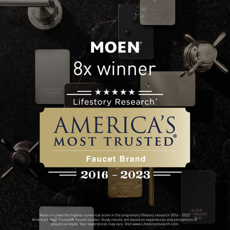 Moen GXP33C Lite Series PRO 1/3 HP Compact Continuous Feed Garbage Disposal for Kitchen Sink, Power Cord Included Moen