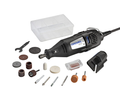 Dremel 200-1/15 Two-Speed Rotary Tool Kit with 1 Attachment 15 Accessories - Hobby Drill, Woodworking Carving Tool, Glass Etcher, Small Pen Sander, - WoodArtSupply