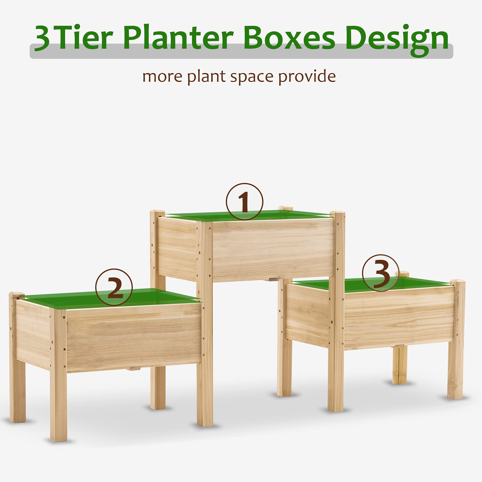 MCombo Raised Garden Bed - Thumbnail 2