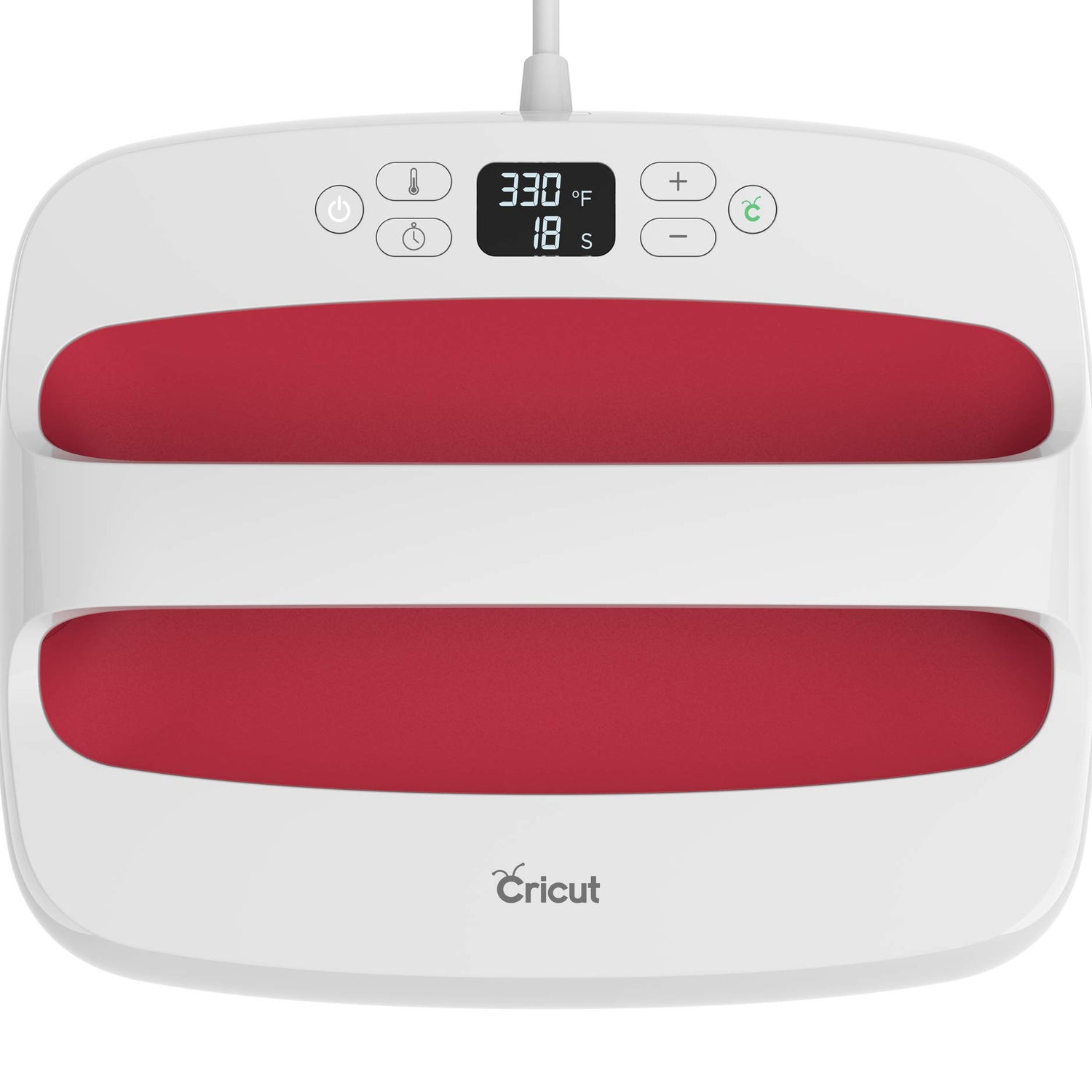 Cricut EasyPress 2 Heat Press Machine (12 in x 10 in), Ideal for T-Shirts, Tote Bags, Pillows, Aprons & More, Precise Temperature Control, Features Cricut
