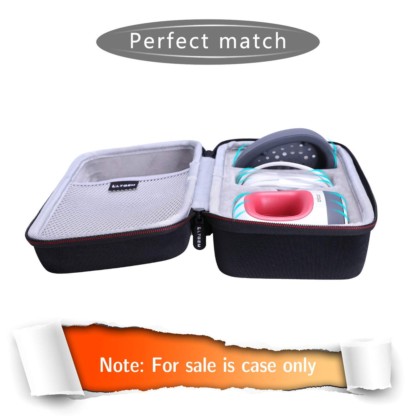 LTGEM Hard Carrying Case for Cricut EasyPress Mini Heat Press - Travel Protective Storage Bag - WoodArtSupply