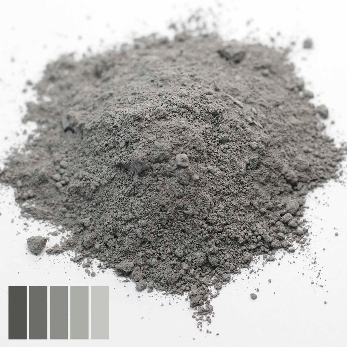Gray Pigment Powder, Matte Gray Iron Oxide Powder, Gray Concrete Pigment Powder, Gray Grout Colorant, Color Dye for Cement Wood Stain Putty Epoxy - 5 Rock N Soil