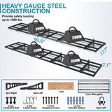 Dtrik Garage Storage Shelving Wall Mounted, 4 Pack 1.5x3.8ft, Loads 1000 lbs Heavy Duty Sturdy Shelves, Strong Garage Organiser, Storage Racks Units, Dtrik
