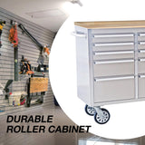 SINDA 72 Inch Tool Chest with Drawers and Wheels Mobile Workbench Garage Tool Storage Cabinet Large Rolling Lockable Tool Box with Wood Top, SINDA