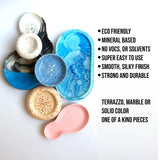 Eco Stone, Eco Casting Set, Non-Toxic Plaster of Paris Powder Alternative, Liquid Polymer Included, Quick Demold, Easy Mineral Casting Acrylic Resin unicone art