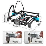 Twotrees TTS-55 Laser Engraver 40W Laser Engraving Machine 32 Bit Motherboard with Air Assist, for Cut Plywood Wood Engrave Aluminum, Laser Power: Aotyks