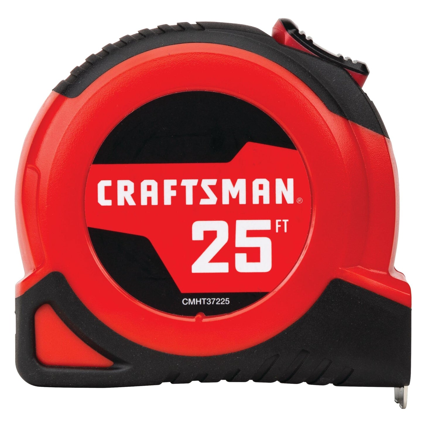 CRAFTSMAN 25-Ft Tape Measure with Fraction Markings, Retractable, Self-Locking Blade (CMHT37225)