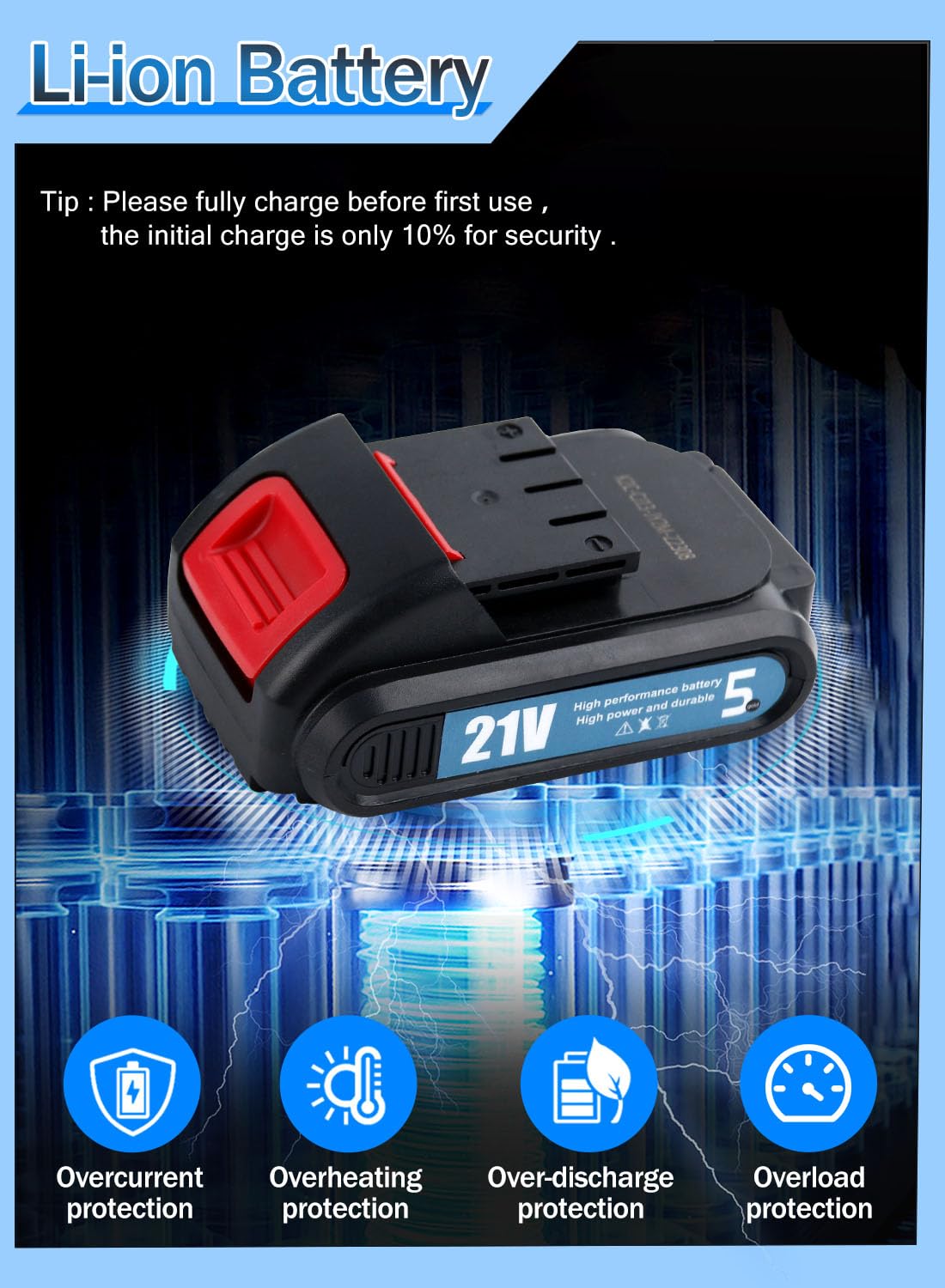 Aseboy 21V Cordless Drill Set, 1.5AH Battery, 18+2 Clutch Electric Drill with Work Light, Hammer Drill with 248 In-lbs Max, 2 Variable Speed,Fast Aseboy