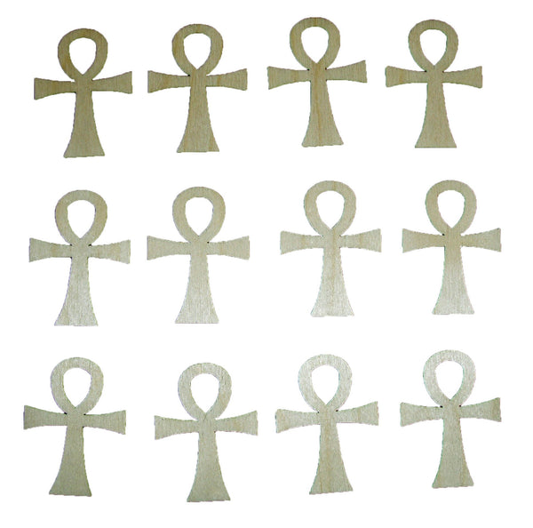 Wood Cross Unfinished Craft Mini Crosses 3 Inch 6 Pieces C02-149