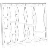 Soimuk Router Templates for Woodworking,Router Jig Butterfly Inlay Templates Decorative,13-in-1 Bowtie Router Templates(10 * 7.8 inches) soimuk