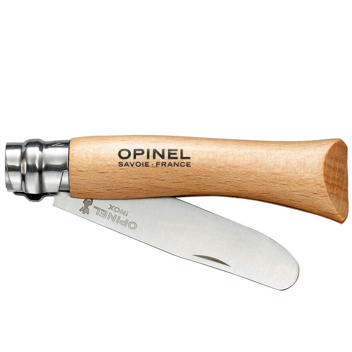 Opinel My First No.7 Stainless Steel Children’s Folding Pocket Knife with Safety Rounded Tip, Painted Handles Opinel