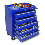 MHEOMTME 5-Drawers Tool Cabinets On Wheels, Rolling Tool Chest with Drawers, Craftsman Tool Box with Keyed Locking System, Tool Storage Organizer for MHEOMTME