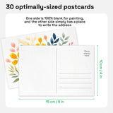 ARTISTRO Watercolor Paint Set, 48 Vivid Colors and 30 Watercolor Postcards 4x6 Inches - Heavyweight Paper Cards 140lb (300gsm) ARTISTRO